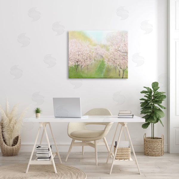 Stupell Industries Kim Allen | Spring Cherry Blossom Orchard Grove Pink Petals Wall Art