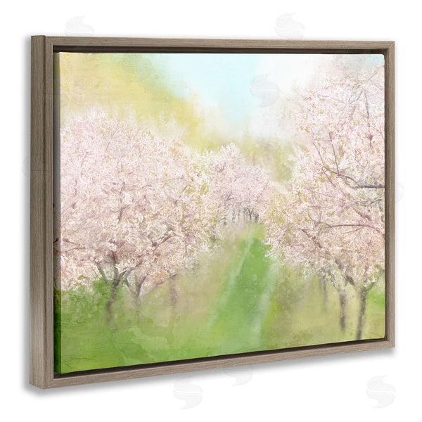 Stupell Industries Kim Allen | Spring Cherry Blossom Orchard Grove Pink Petals Wall Art
