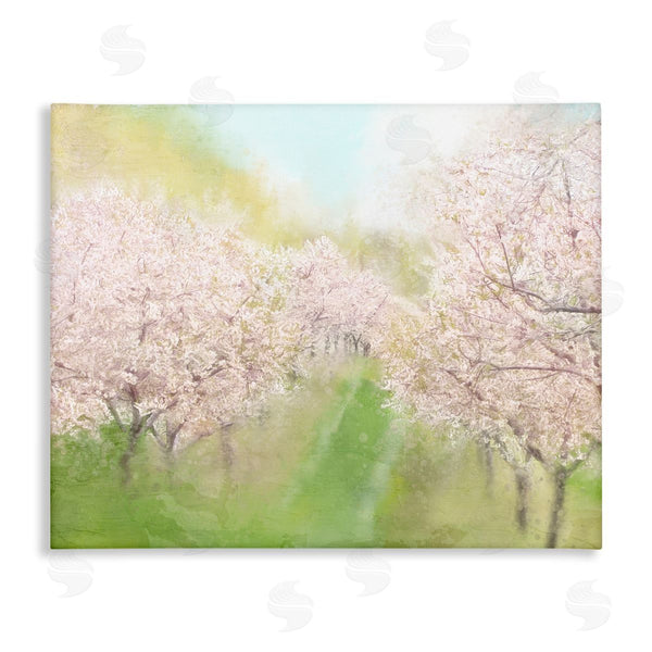 stupell industries Kim Allen | Spring Cherry Blossom Orchard Grove Pink Petals Wall Art