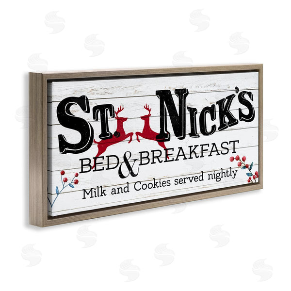 Stupell Industries Kim Allen | St. Nick's Bead & Breakfast Wall Art