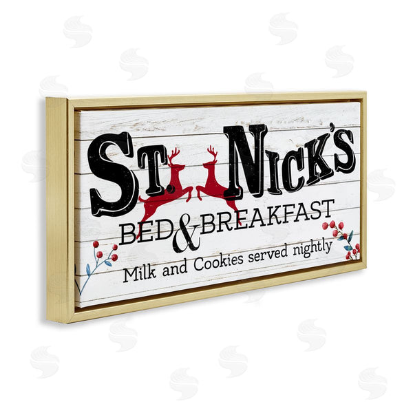 Stupell Industries Kim Allen | St. Nick's Bead & Breakfast Wall Art
