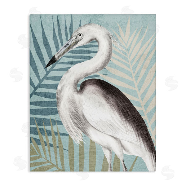 stupell industries Kim Allen | Stork Bird Island Palm Leaves Wall Art