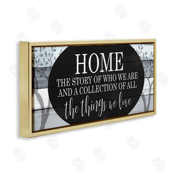 Stupell Industries Kim Allen | Story Of Home Tree Pattern Wall Art