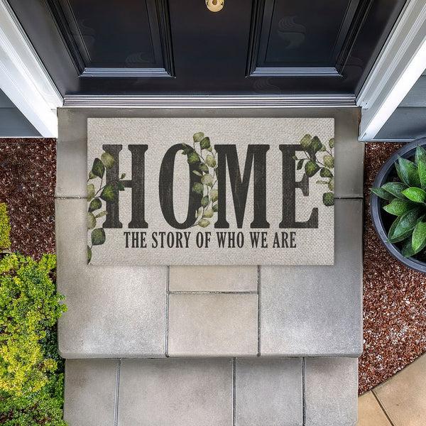 Stupell Industries Kim Allen | Story Of Who We Are Faux Sisal Door Mat