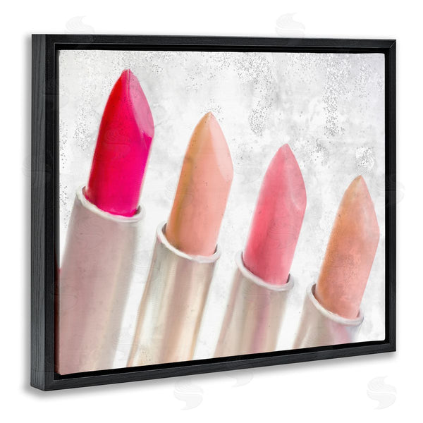 Stupell Industries Kim Allen | Stylish Lipstick Assortment Dazzling Glam Makeup Wall Art
