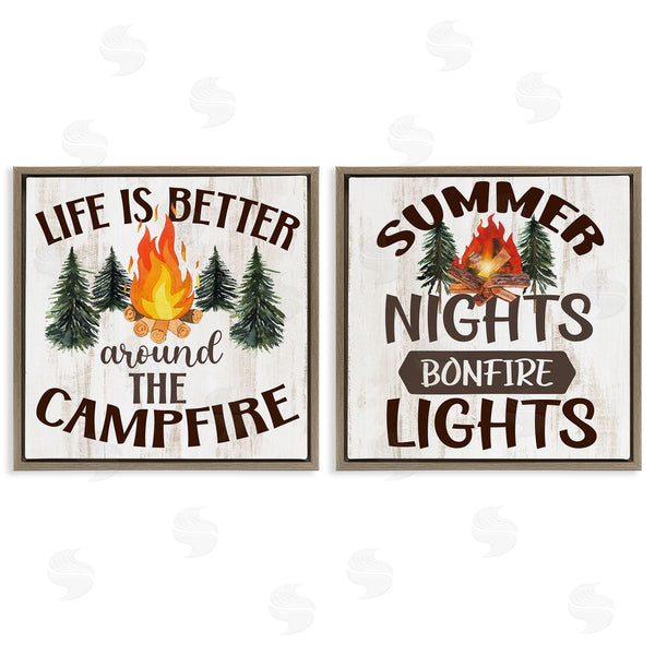 Stupell Industries Kim Allen | Summer Nights Campfire Wall Art