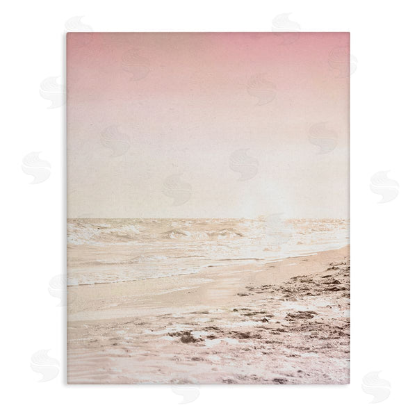 stupell industries Kim Allen | Sun Burnt Beach Coast Muted Incoming Tide Wall Art