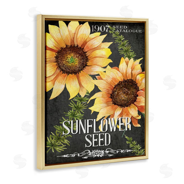 Stupell Industries Kim Allen | Sunflower Seed Vintage Poster