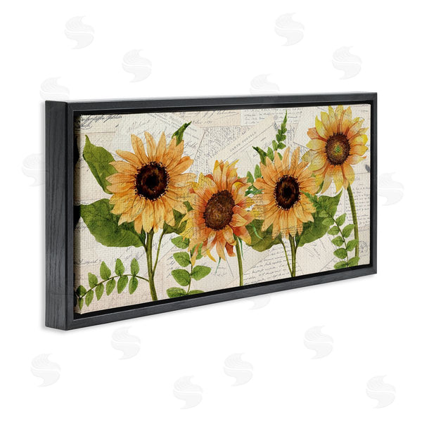 Stupell Industries Kim Allen | Sunflowers And Vintage Postcards Wall Art