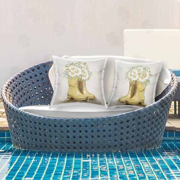Stupell Industries Kim Allen | Sunny Garden Bouquet Printed Throw Pillow Set