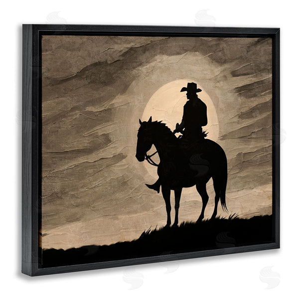 Stupell Industries Kim Allen | Sunset Cowboy With Horse
