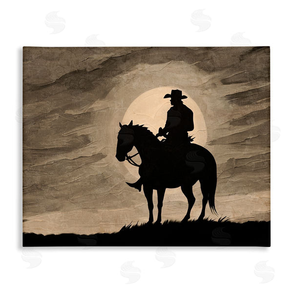 stupell industries Kim Allen | Sunset Cowboy with Horse