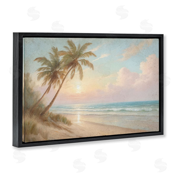 Stupell Industries Kim Allen | Sunset View Beach Palms