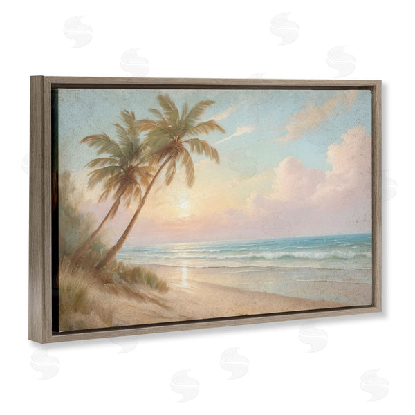 Stupell Industries Kim Allen | Sunset View Beach Palms