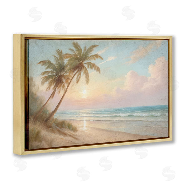 Stupell Industries Kim Allen | Sunset View Beach Palms