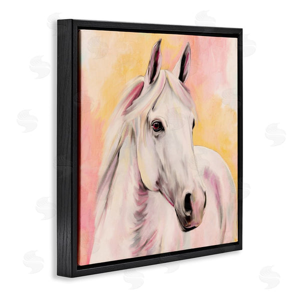 Stupell Industries Kim Allen | Sunset White Horse Wall Art