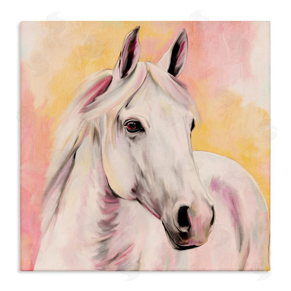 stupell industries Kim Allen | Sunset White Horse Wall Art