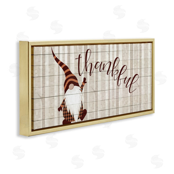 Stupell Industries Kim Allen | Thankful Harvest Forest Gnome Wall Art