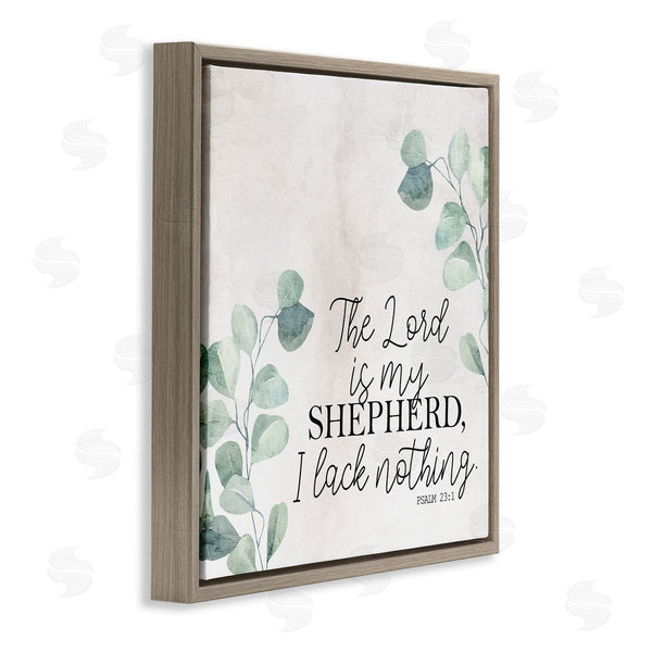 Stupell Industries Kim Allen | The Lord Script With Eucalyptus