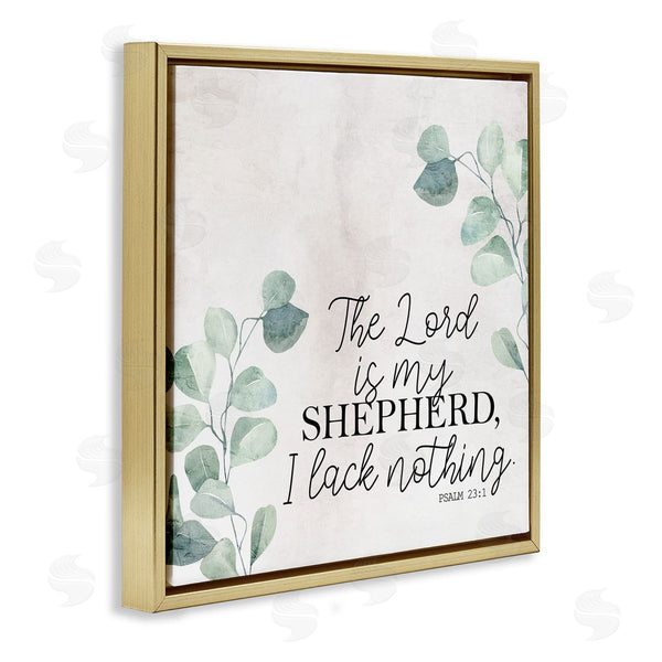 Stupell Industries Kim Allen | The Lord Script With Eucalyptus