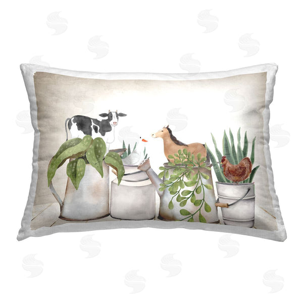 stupell industries Kim Allen | Tin Farm Animal Plants