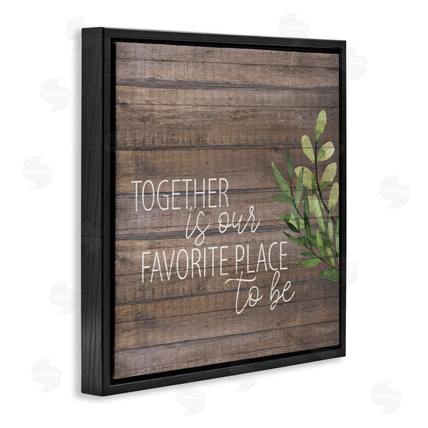 Stupell Industries Kim Allen | Together Sentiment On Rustic