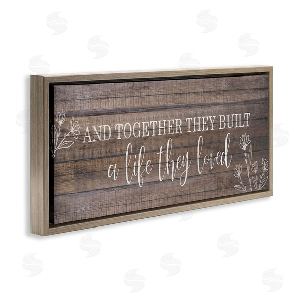 Stupell Industries Kim Allen | Together They Built A Life