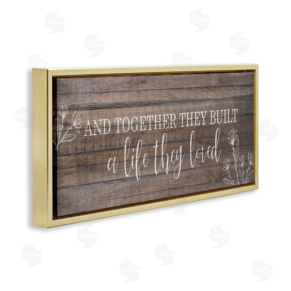 Stupell Industries Kim Allen | Together They Built A Life