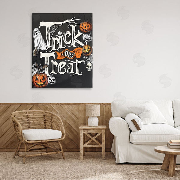 Stupell Industries Kim Allen | Trick Or Treat Vintage Traditions Wall Art