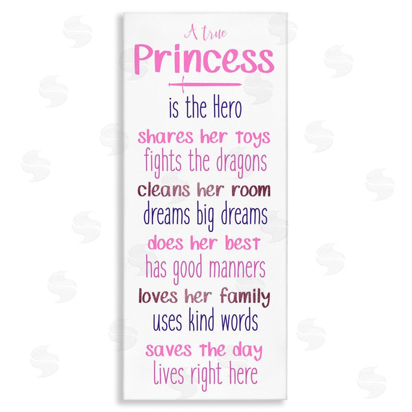 stupell industries Kim Allen | True Princess Is The Hero