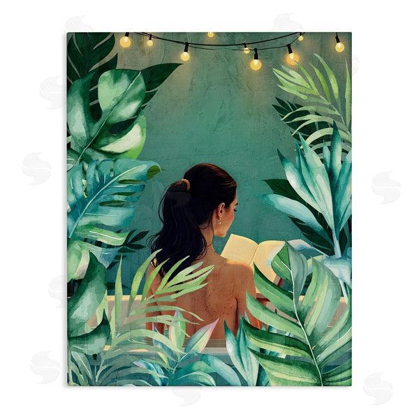 stupell industries Kim Allen | Twinkle Palm Girl Portrait