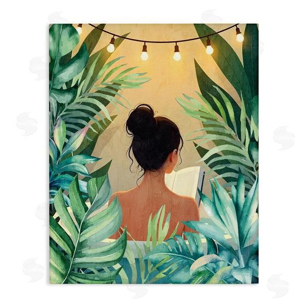 stupell industries Kim Allen | Twinkle Plant Girl Portrait