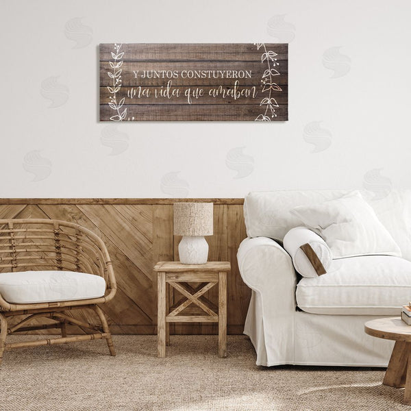 Stupell Industries Kim Allen | Una Vida Construida En Amor Wall Art