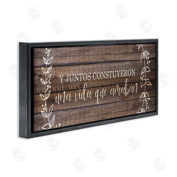 Stupell Industries Kim Allen | Una Vida Construida En Amor Wall Art