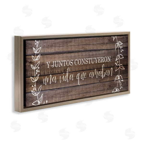 Stupell Industries Kim Allen | Una Vida Construida En Amor Wall Art