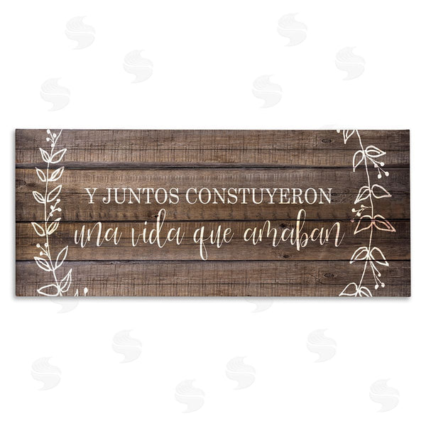 stupell industries Kim Allen | Una Vida Construida en Amor Wall Art