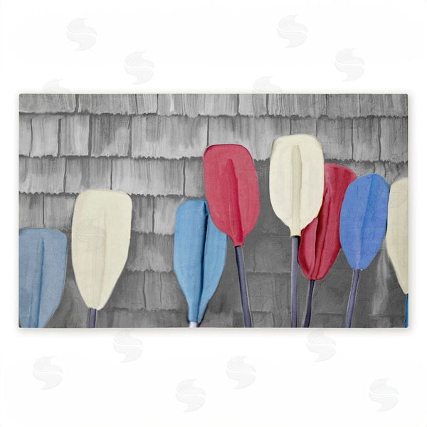 stupell industries Kim Allen | USA Boat Paddles Non-Woven Door Mat
