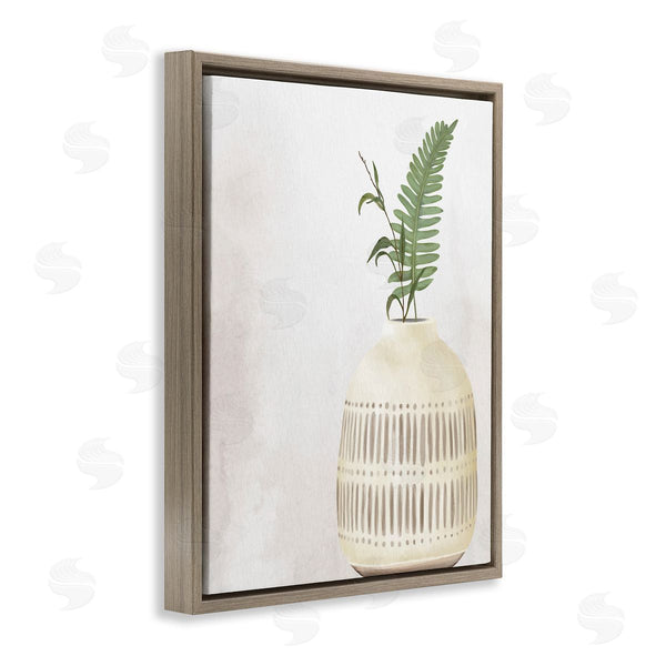 Stupell Industries Kim Allen | Varied Herb Plant Sprigs Natural Patterned Vase Wall Art