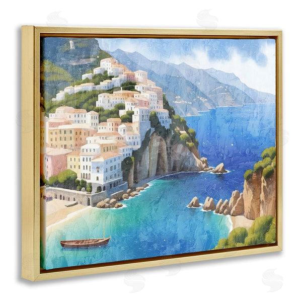 Stupell Industries Kim Allen | Vibrant Coastal Seascape