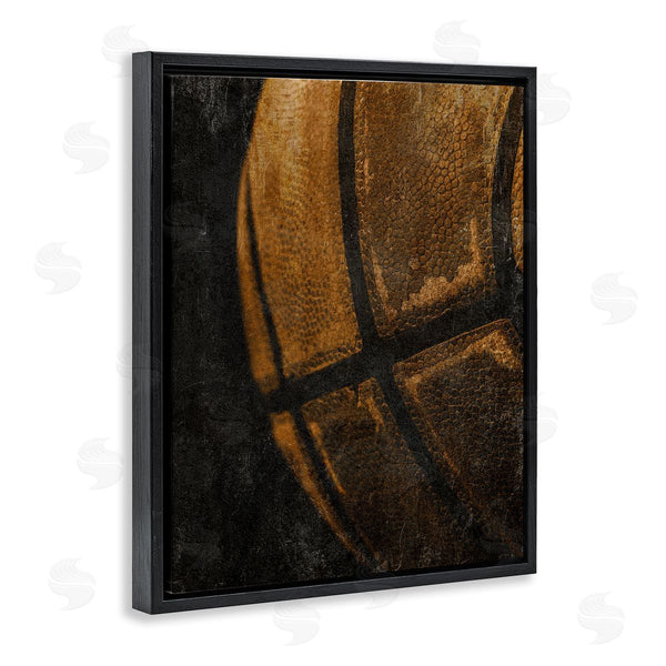 Stupell Industries Kim Allen | Vintage Basketball Close Up Wall Art