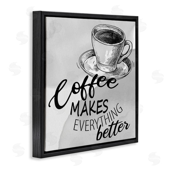 Stupell Industries Kim Allen | Vintage Coffee Phrase Wall Art