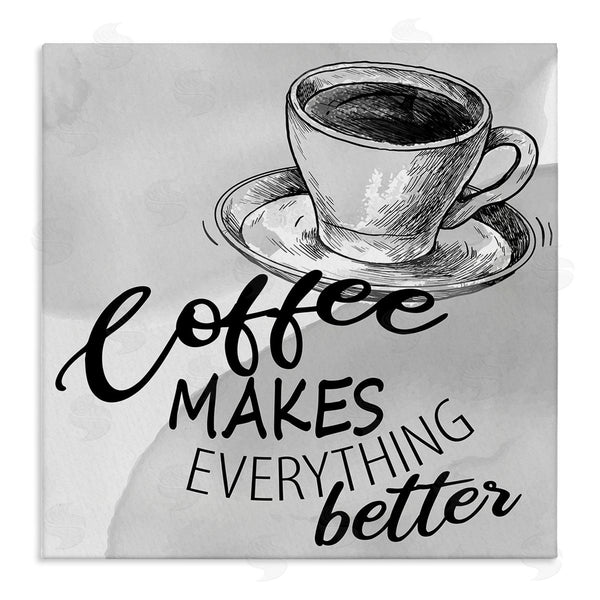 stupell industries Kim Allen | Vintage Coffee Phrase Wall Art