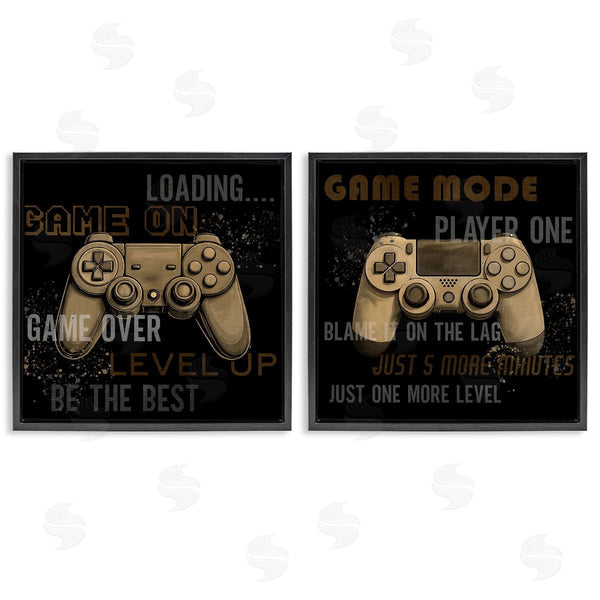 Stupell Industries Kim Allen | Vintage Game Controls & Phrases Wall Art