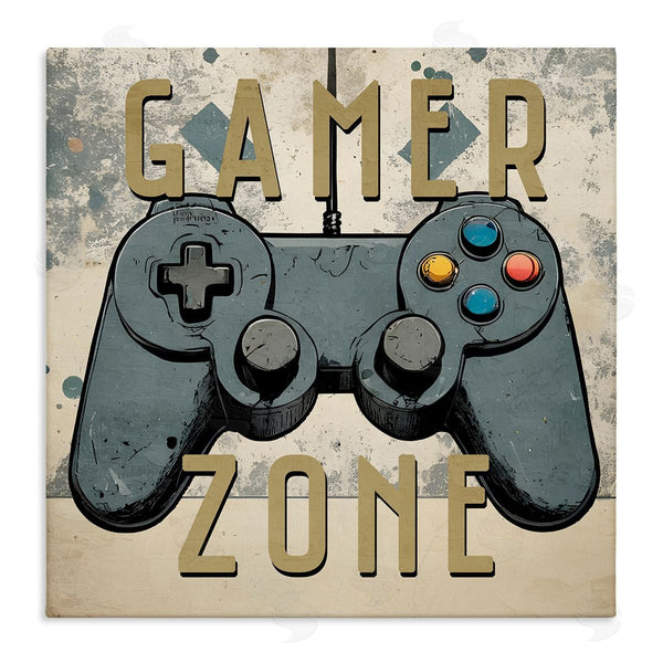 stupell industries Kim Allen | Vintage Gamer Zone Wall Art