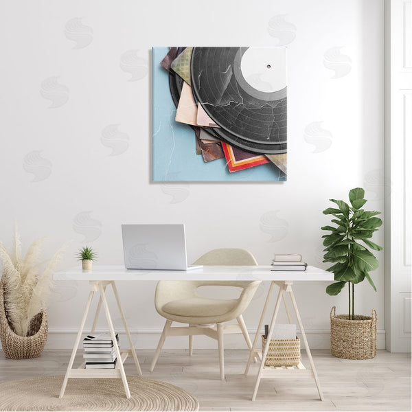 Stupell Industries Kim Allen | Vintage Music Vinyl Records Wall Art