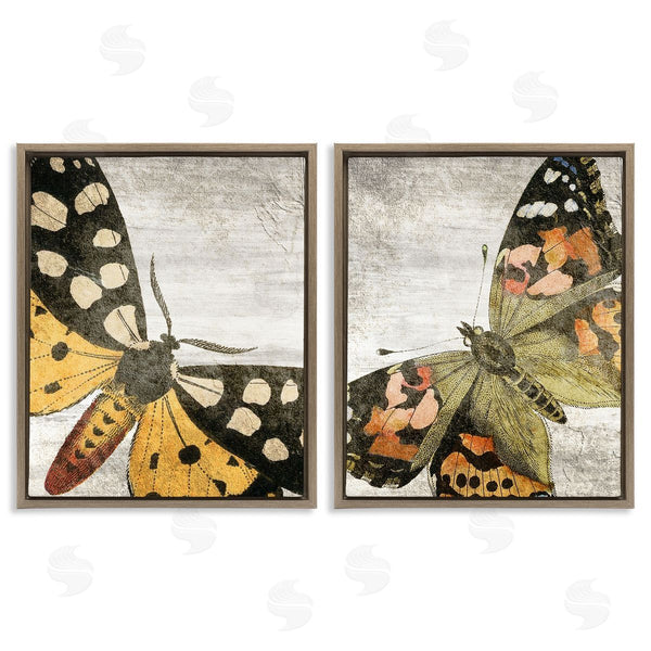 Stupell Industries Kim Allen | Vintage Spotted Butterflies Wall Art