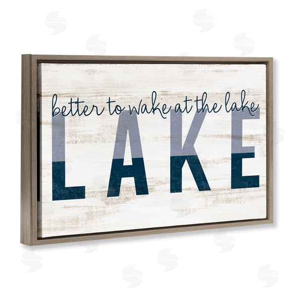 Stupell Industries Kim Allen | Wake At Lake Rustic Wall Art