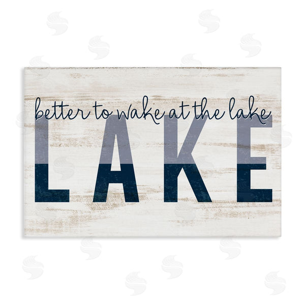 stupell industries Kim Allen | Wake at Lake Rustic Wall Art