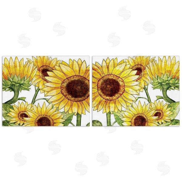 stupell industries Kim Allen | Warm Blossoms Yellow Sunflowers Wall Art