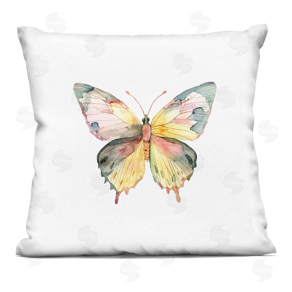 stupell industries Kim Allen | Watercolor Butterfly Subtlety Throw Pillow